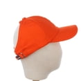 thumbnail image 5 of YiJuHui Half-Top Ponytail Baseball Cap for Women, Sun Protection UPF 50+ Hollow Out Visor Hat, Adjustable Breathable Mesh Sun Hat for Running, Hiking, Outdoor Sports, 5 of 5