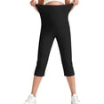 thumbnail image 6 of Purcolt Womens Maternity Leggings Stretchy Over The Belly Workout Yoga Capris Buttery Soft Tummy Control Cropped Pregnancy Pants with Pockets, 6 of 8