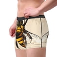 thumbnail image 2 of Picia Honey Bee Pattern Men’s Boxer Briefs – Soft & Breathable Underwear, Stretchy & Comfortable Fit, Supportive Pouch Design, Moisture-Wicking-X-Large, 2 of 5