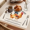 thumbnail image 3 of Farmhouse Placemats Set of 2, Retro Home Sweet Home Watercolor Sheep Non-Slip Place Mats Washable Table Mats for Kitchen Dining Table Decorations Indoor/Outdoor, 3 of 9