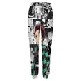 thumbnail image 4 of Demon Slayer Women's Jogger Track Pants Print Drawstring Lounge Sweatpants Casual Trousers for Yoga, Workout M, 4 of 7