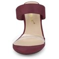 thumbnail image 2 of BLISSFUL STEP Women's Clear Strap High Heels Slides Sandals, 2 of 6