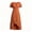 Orange, variant on Dxzfnsa Women Casual Summer Floral Maxi Sundress V Neck Bow Tie Flowy Boho Beach Long Dress 2026 S-2XL