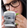 thumbnail image 2 of 3drose, Cannon Beach and Haystack Rock, Oregon, Usa - Us38 Jwi0507 - Jamie and Judy Wild, 11oz Two-tone Green Mug, 2 of 6