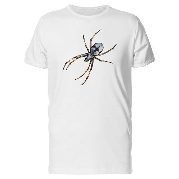 Blue Spider T-Shirt Men -Image by Shutterstock, Male 3X-Large
