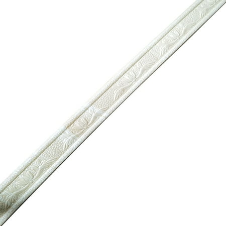 

Trump 2024 HQ Wall Trim Line Skirting Border 3D Pattern Sticker Decorative Self Adhesive Wall Border Strip Foam Molding Trim For Home Baseboard Corner Line Wall Waist Lines Wallpaper For Living Room