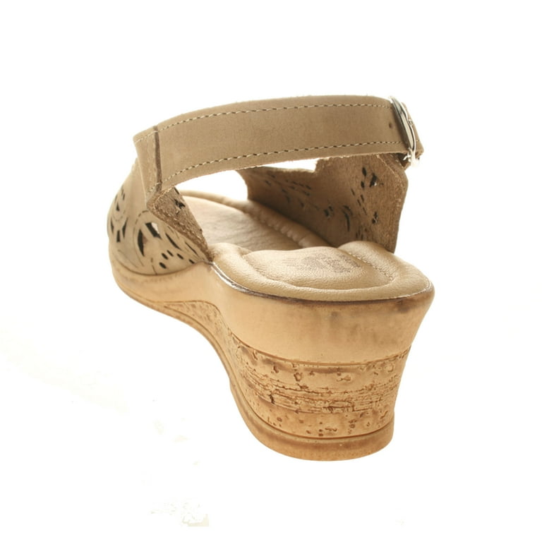 (取寄) スプリング ステップ レディース オレラ Spring Step women Spring Step Orella Beige Nubuck Spring Step Women's Orella Slingback Sandal - Walmart.com