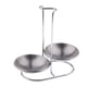 thumbnail image 1 of Estante de almacenamiento multifuncional con soporte para cucharas y cuencos redondos dobles. Tazones Redondos Dobles, 1 of 8