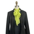thumbnail image 6 of Wrapables Lightweight Sheer Solid Color Georgette Scarf, Apple Green, 6 of 8