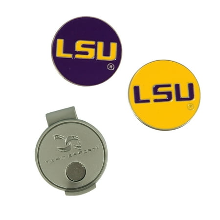 Lsu Golf Merchandise - Team Effort LSU Tigers Golf Hat Clip & 2 Ball Markers