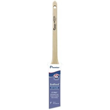1 in. Bedford CT Poly Thin Angle Sash Household Paintbrush, Polyester