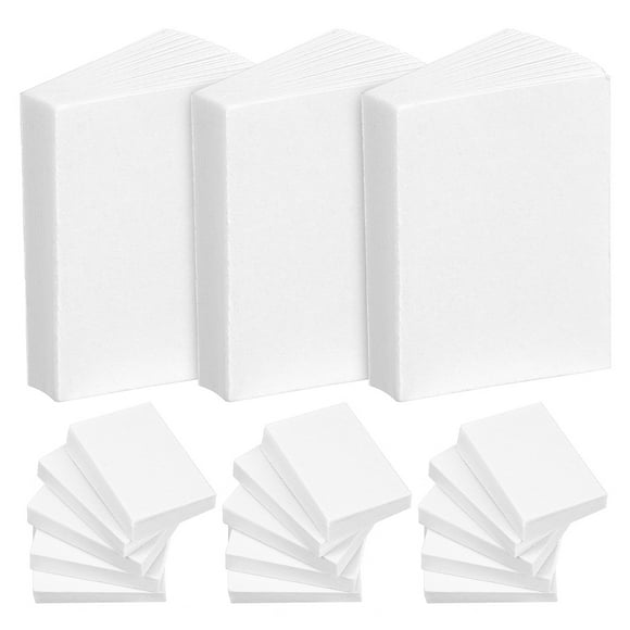 Miangastore Creative Miniature Dollhouse Books 100 Pieces Blank Tiny Books for Decoration and Crafts White