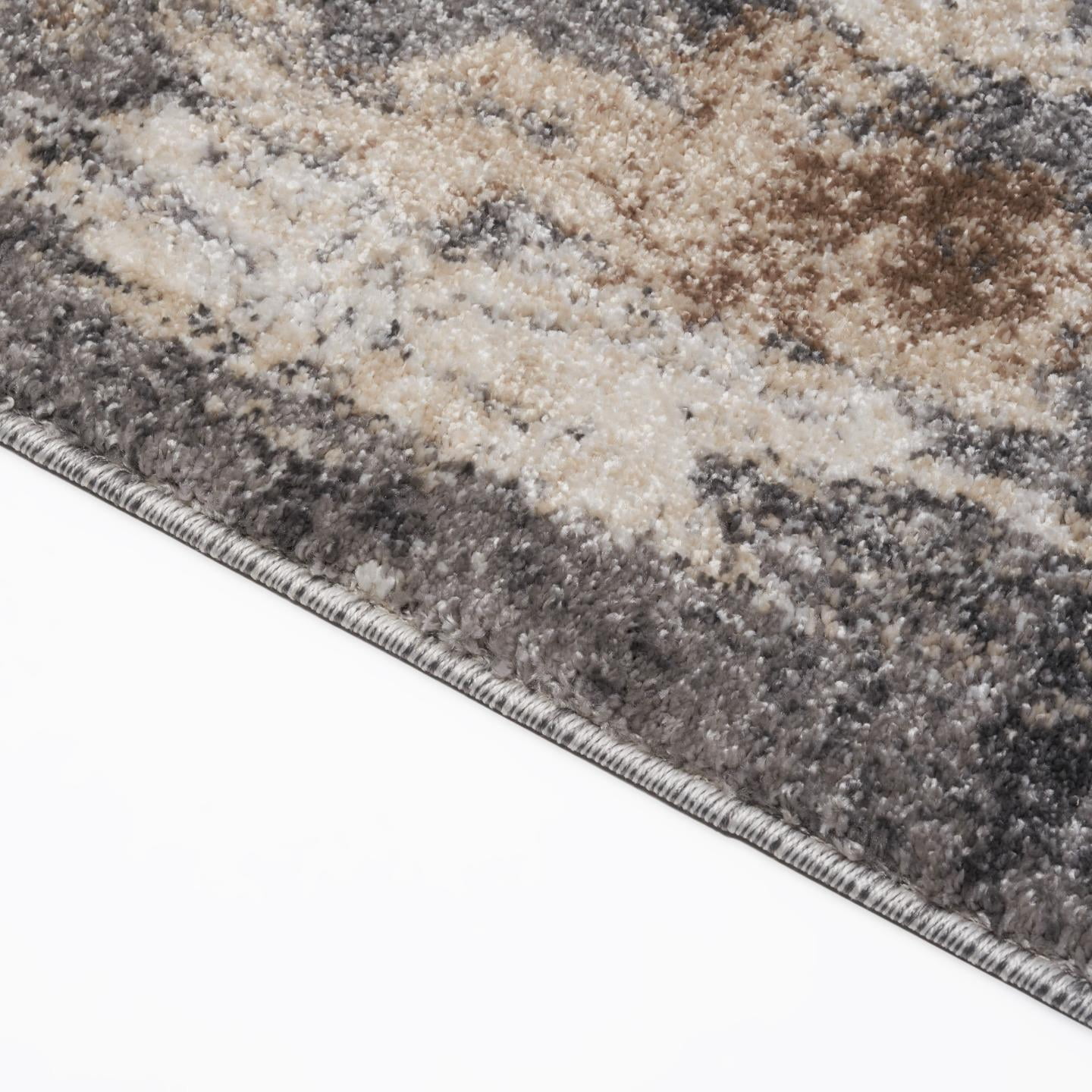 Luxe Weavers Euston Collection Abstract Area Rug 7680 Grey, Grey 8x10