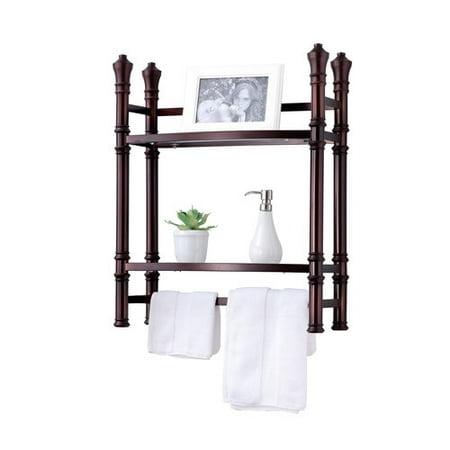 Best Living, Inc. Monaco Small Etagere Wall Mount, Oil Rubbed (Best Small Bathrooms 2019)