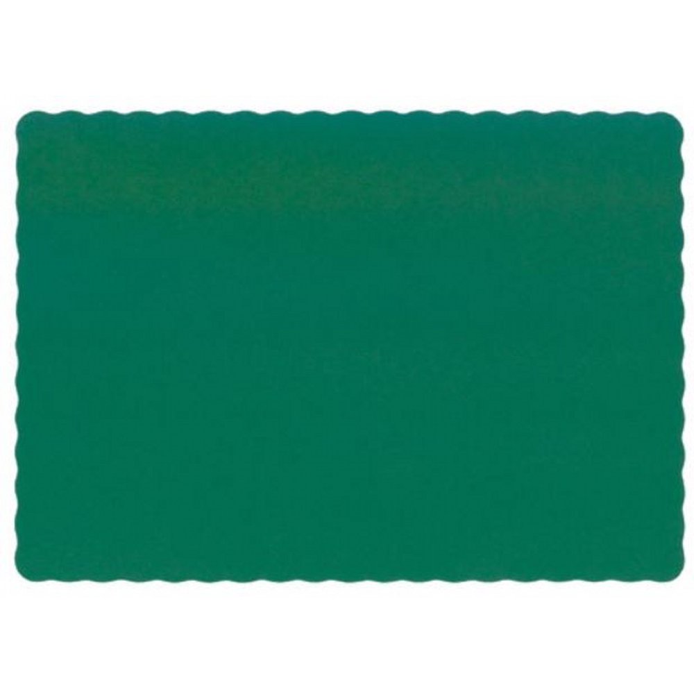 25 Scalloped Edge Paper Placemats 10" X 14" Dinner Size 26 Colors