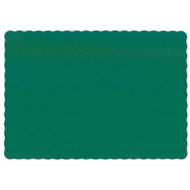 25 Scalloped Edge Paper Placemats 10" X 14" Dinner Size 26 Colors