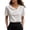 White, variant on Summer Top for Women Waffle Short Sleeve Shirts 2026 Casual Work Dressy Blouses