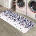 thumbnail image 6 of Kitchen Rugs and Mats,Eucalyptus Fruit Watercolor Leaves 2 Piece Anti Fatigue Area Runner Rug Set Comfort Standing Floor Mat,Country Pastoral Plant Non Slip Absorbent Doormats for Laundry/Bathroom, 6 of 6