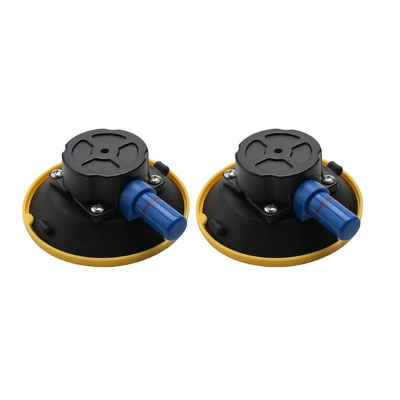2pcs 4.5Inch Concave Vacuum Suction Cup 114.3mm Heavy Duty Hand Pump Suction Cup with Threaded Stud