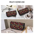 thumbnail image 5 of Fotbe Vintage Card Pattern Pencil Case,Canvas Pen Case, Multi- Slot Pencil Pouch, Portable Pencil Bag, Pen Case for& Office, Makeup Bag ,Zipper Pouch, 5 of 6