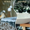thumbnail image 3 of 2X Stronger Power 60W Bird Bath Heater, Birdbath Deicer with Thermostatically Controlled & Auto Shut US Plug,2 x Bird Bath Heaters Outdoors,White, 3 of 8