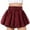 j8-Wine, variant on Girls Skirts Casual Summer Solid Color Elastic Waist A Line Pleated Skirt Built In Shorts Kids Cute Comfortable Fashion Versatile Daily Skorts,9-10 Years