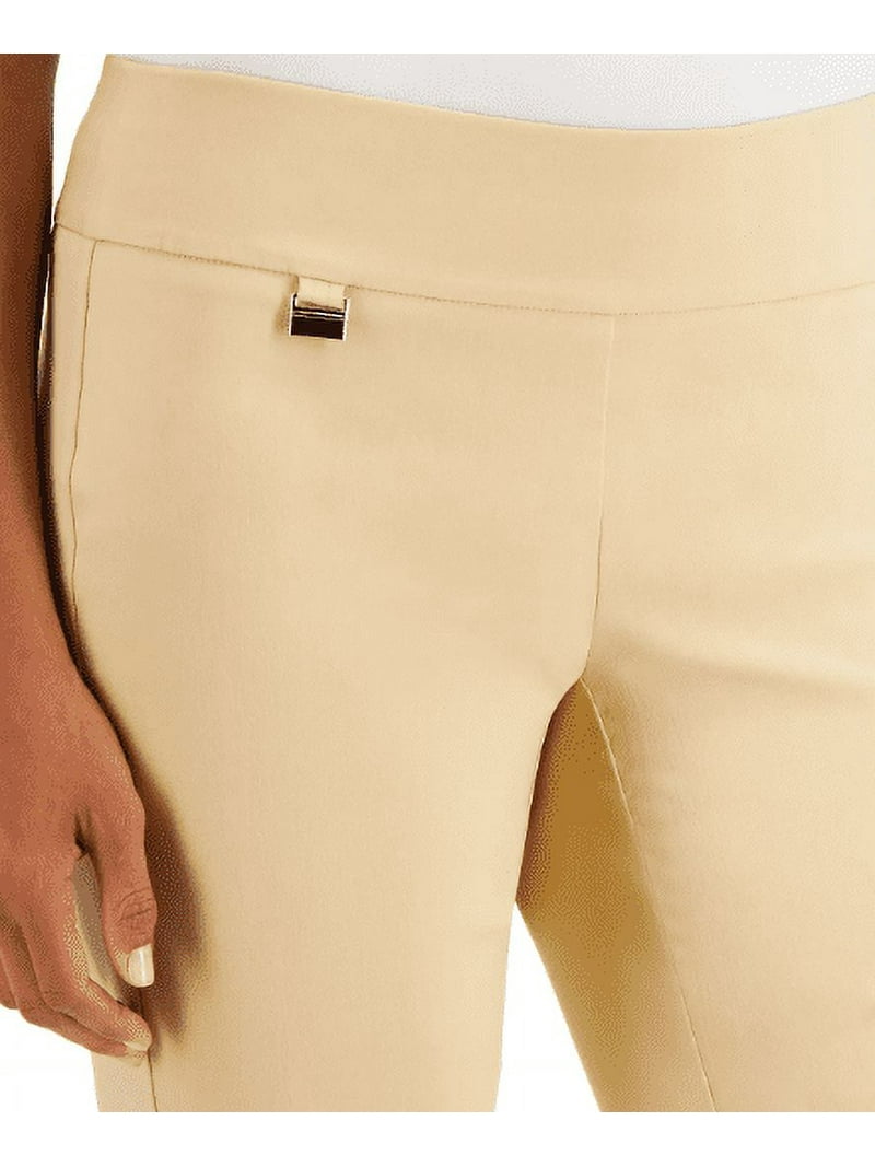 Alfani CREAM BEIGE Women's Essential Capri with Tummy-Control