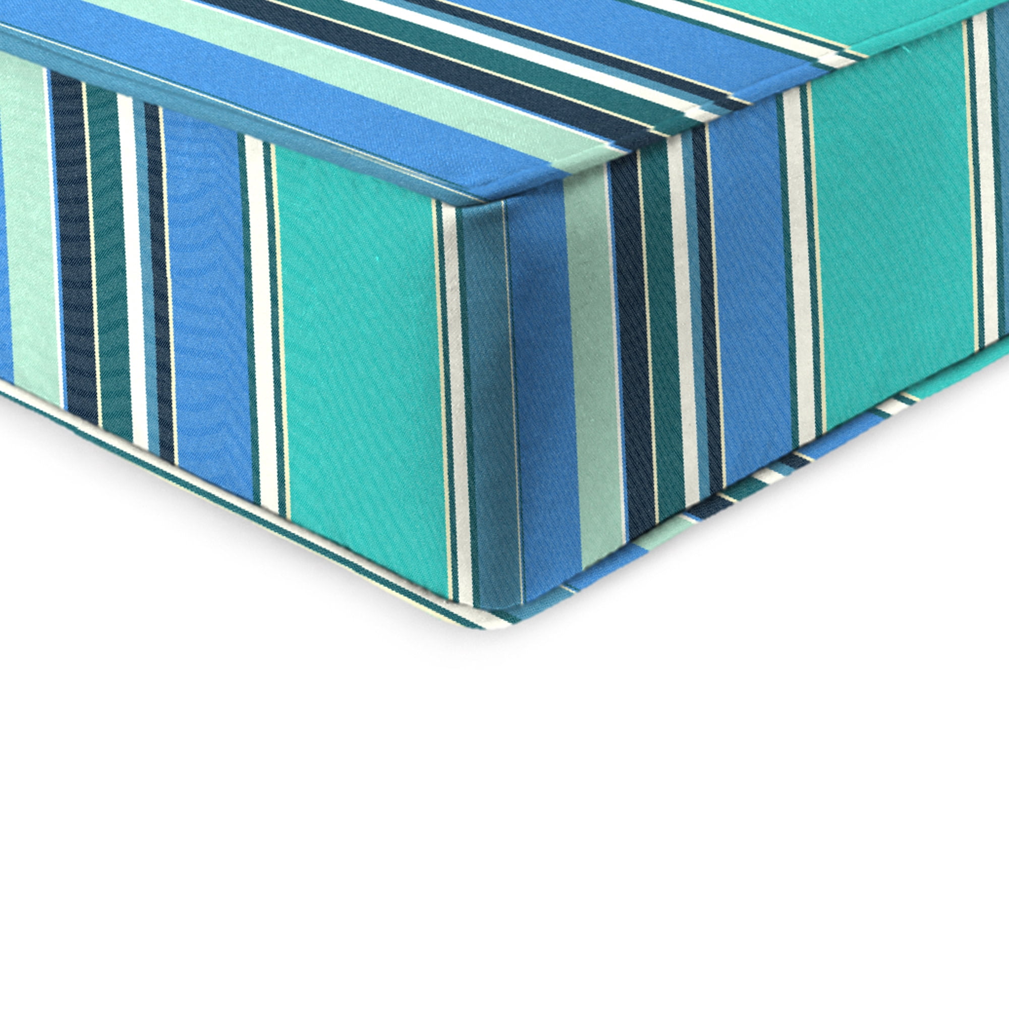 45" x 24" Rectangular Outdoor Deep Seat Chair Cushion Set with Welt