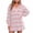 Hot Pink, variant on Ovbmpzd Light Blue Fall Fashion Dresses for Women Mini Striped Resort Shirt Dresses Fitted Casual V Neck Dresses,XXL