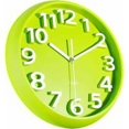thumbnail image 4 of Reloj de pared de 33 cm Relojes decorativos de cuarzo Estilo moderno Ideal para cocina Sala de estar Dormitorio Oficina Pantalla 3D grande, funciona con pilas (pilas no incluidas) verde, 4 of 5