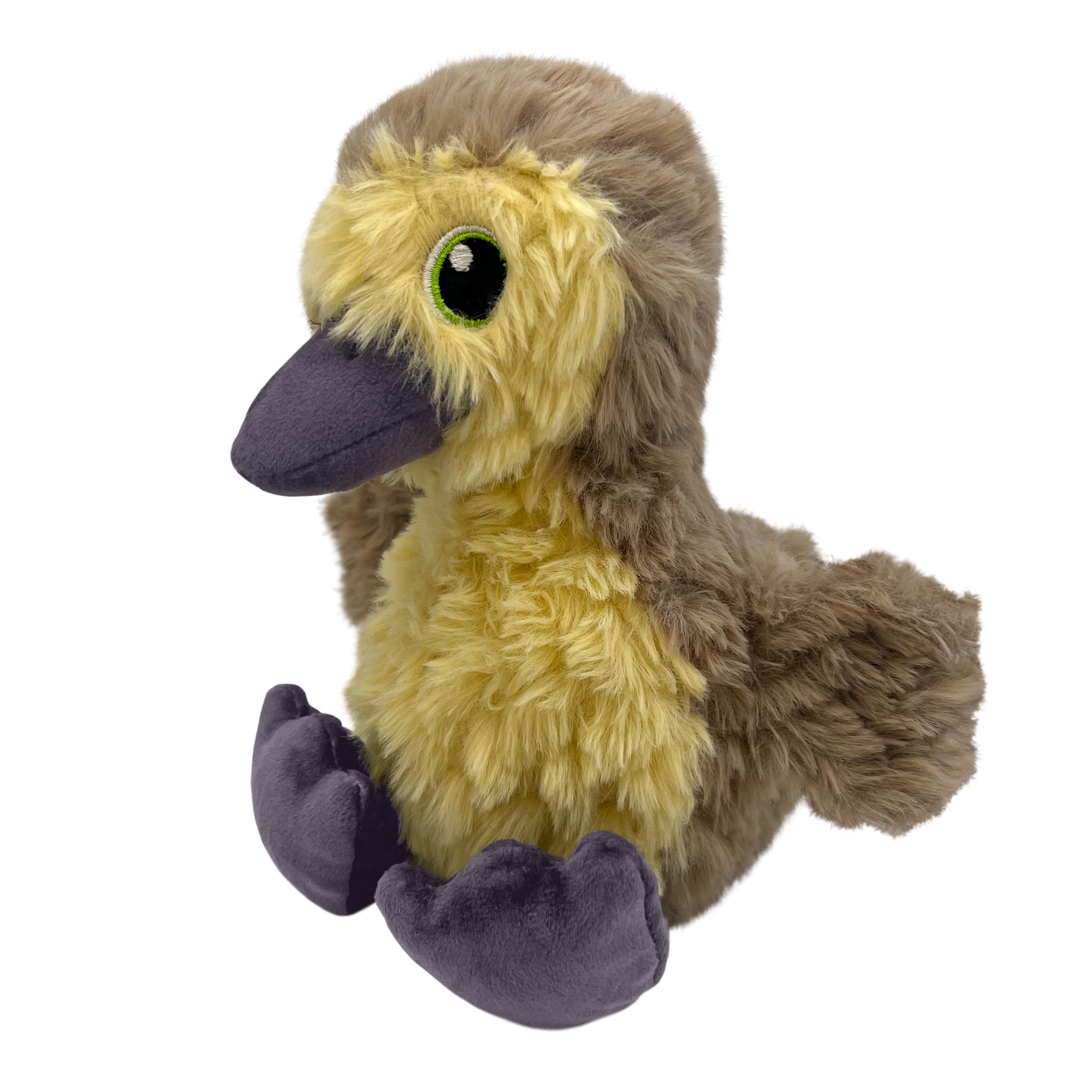 KONG® Comfort Tykes Fluffy Dog Toy, Removable Squeaker, Gosling, Small