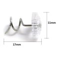 thumbnail image 4 of Funda de sofá para falda de cama con pasador fijo, clavo giratorio de acero inoxidable, aguja espiral transparente, 4 of 5