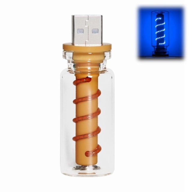 Car USB Night Light Bulb,USB Car Ambient Light,Mini LED InteriorLight,Touch Dimmable CarInterior Ambient Lights,Portable Plug-in Glass Bottle Night Lamp for Car,Tent,Desk,Bedside