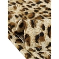 thumbnail image 6 of Unique Bargains Women's Plus Size Long Sleeve Leopard Print Asymmetric Hem Cardigan, 6 of 6