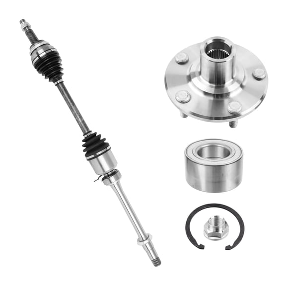 AutoShack Front Right CV Axle Shaft Wheel Hub Bearing Assembly Replacement for 2012-2017 Toyota Camry FWD 2013 Toyota Avalon FWD Passenger Side 5-Lug 5 HUB060200698