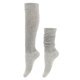 thumbnail image 5 of Sonducket Calcetines holgados de superficie lisa de poliéster, 2 uds., pelo Extra para mayor calidez, tela transpirable, duradero, gris claro Gris claro 2Conjunto, 5 of 6