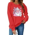 thumbnail image 2 of Christmas Womens Sweatshirts Merry Xmas Graphic Printed Sweaters Long Sleeve Crew Neck Blouses Casual Funny Holiday Shirts Pullover Top, 2 of 8