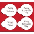 thumbnail image 2 of Designer Stencils Celebration Cupcake and Cookie Stencils (Happy Halloween, Happy Easter, Happy Valentine's Day and Happy St Patrick's Day), 2 of 6