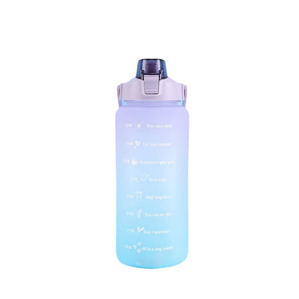 SAYOO Botellas para beber con marcador de tiempo, botellas de agua para deportes a prueba de fugas SAYOO Moda