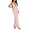 Pink, variant on Women's Dresses Halter V-Neck Mermaids Maxi Dress Slim Wrap Long Dresses Form-Fitting Evening Party Dress (Pink,S)