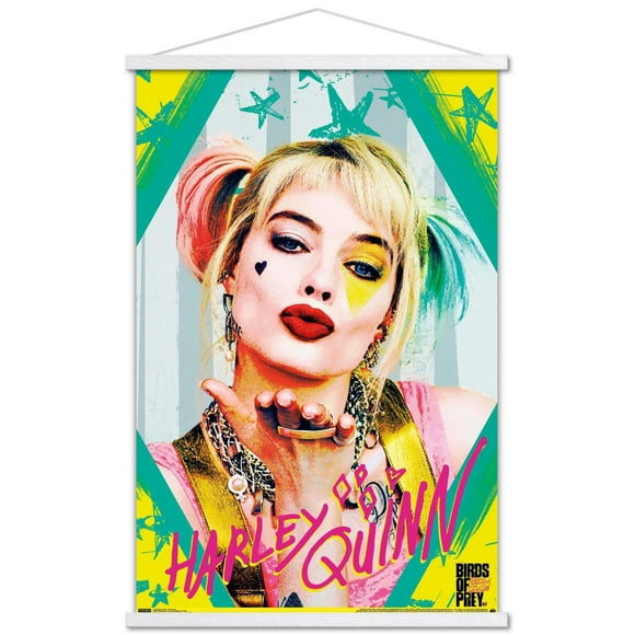 DC Comics Movie - Birds of Prey - Harley Quinn - Kiss Wall Poster, 22.375" x 34"