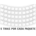 thumbnail image 4 of Papel picado Blanco | Guirnaldas | 5 tiras de 5 metros | diseño de destellos blancos | enramada mexicana artesanal | decoración de papel picado (Plástico) para Boda, 4 of 5
