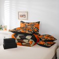 thumbnail image 6 of Manfei Abstract Camouflage Bedding Comforter Set 7 Pieces, Orange Brown Camo Queen Bedding Sets, Military Patriotic Theme Queen Sheet Sets, Lightweight Room Decor, 6 of 8