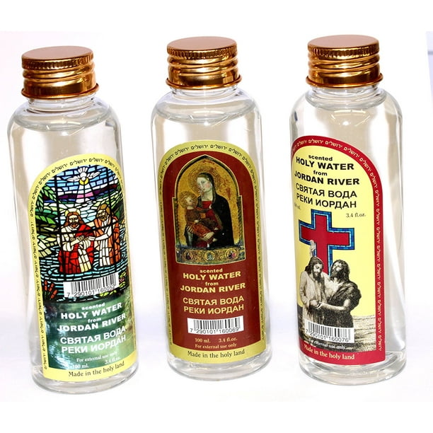 3 bottles of authentic Jordan river water 100ml each (300 ml