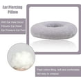 thumbnail image 6 of Numjaw Ear Piercing Pillow, 9" O-Shaped Pillow with Ear Holes, Doughnut Pillow for Ear Piercing, Side Sleepers, Relieve Ear Pain, Ear Inflammation (Grey), 6 of 7