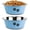 Blue, variant on 2 Pcs Stainless Steel Dog Bowls, Nonslip Rubber Bottom Insulated Dog Bowls for Medium Small Breed Dogs, Blue