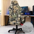 thumbnail image 3 of TSOVTHRID Forest Camo Hunting Print Set of 4 Gaming Chair Covers Slipcovers Elastic Gaming Armchair Cover Set Universal Computer Chair Seat Slipcovers with Armrest Covers, 3 of 7