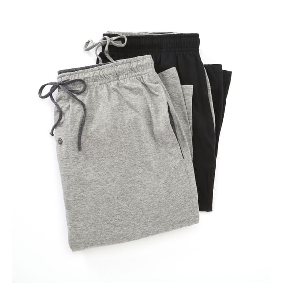 Men's 4047B Big Man Classics 100% Cotton Knit Pant - 2 Pack