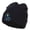 Navy, variant on Joy to the World Embroidered Long Beanie - Dk Grey OSFM