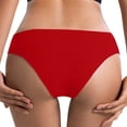 thumbnail image 2 of Ketyyh-chn99 sous-Vêtements Femmes Sans Couture pour Femmes Culottes Invisibles Rouges, 2TG, 2 of 5